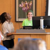 Semester in Grand Rapids students, Rian Berry and Delaney McDonald, share experiences from their internship.